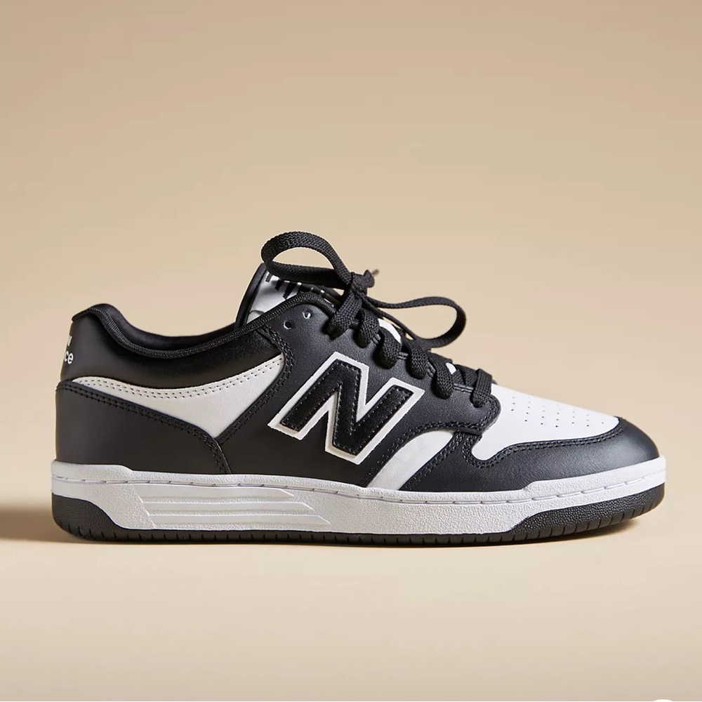 New Balance 480 Sneaker In Black and White